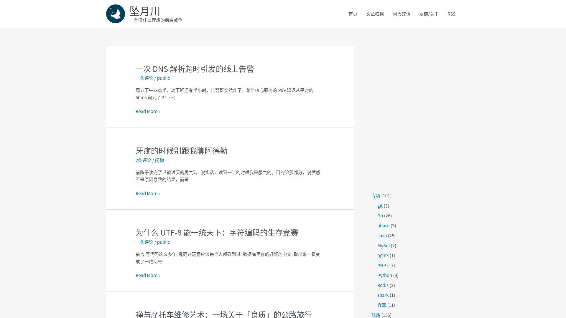 坠月川 – 一条没什么理想的后端咸鱼 2026-09-02 截图